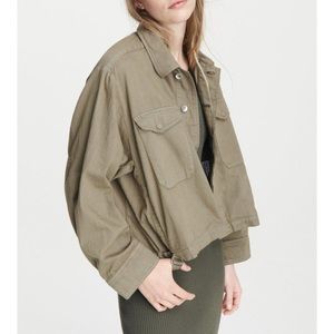 NWT Rag & Bone Swingback Cotton Utility Jacket